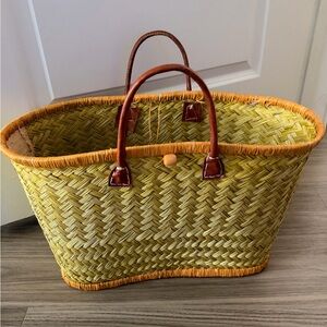 Handmade Woven Beach Tote Bag